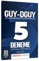 GUY-DGUY Gelir Uzman Yardımcılığı 5 Deneme Çözümlü - 1