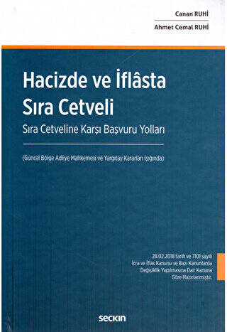 Hacizde ve İflasta Sıra Cetveli - 1