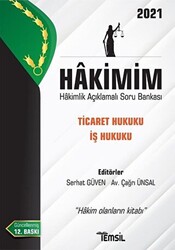 Hakimim Ticaret Hukuku İş Hukuku Hakimlik Açıklamalı Soru Bankası 2021 - 1