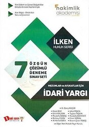 Hakimlik Akademisi İdari Yargı 7`li Çözümlü Deneme Sınavı - 1