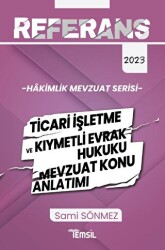 Hakimlik Ticari İşletme ve Kıymetli Evrak Hukuku Mevzuat Konu Anlatımı - 1