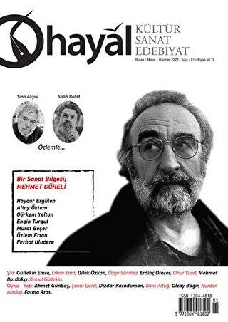 Hayal Kültür Sanat Edebiyat Dergisi Sayı: 81 - 1