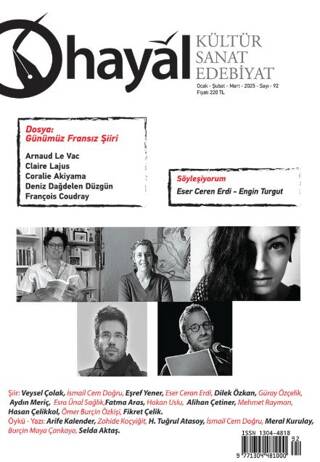 Hayal Kültür Sanat Edebiyat Dergisi Sayı 92 - 1