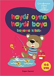 Haydi Oyna Haydi Boya Boyama Kitabı 1 4-5 Yaş - 1