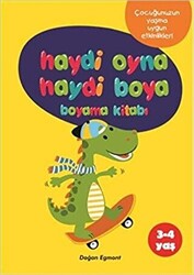 Haydi Oyna Haydi Boya Boyama Kitabı 2 3-4 Yaş - 1