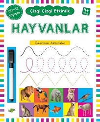 Hayvanlar 4 Yaş ve Üstü - Çizgi Çizgi Etkinlik - 1