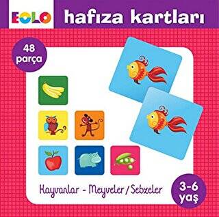 Hayvanlar - Meyveler - Sebzeler - Hafıza Kartları - 1