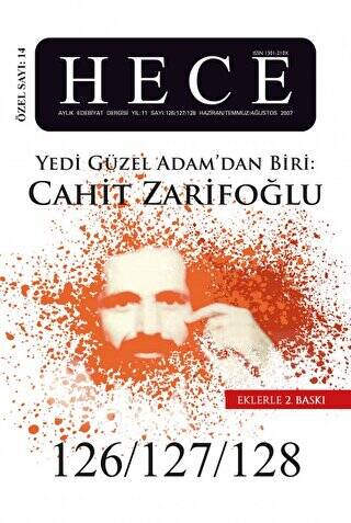 Hece Aylık Edebiyat Dergisi Cahit Zarifoğlu Özel Sayısı: 14 - 126-127-128 Ciltli - 1