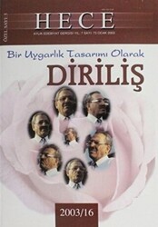 Hece Aylık Edebiyat Dergisi Diriliş Özel Sayısı 73 2003-16 - 1