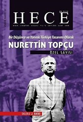 Hece Aylık Edebiyat Dergisi Nurettin Topçu Özel Sayısı: 11-109 - 1