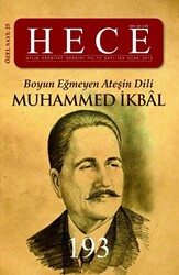 Hece Aylık Edebiyat Dergisi Sayı: 193 Muhammed İkbal Özel Sayısı: 25 - 1