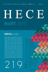 Hece Aylık Edebiyat Dergisi Sayı: 219 - Mart 2015 - 1