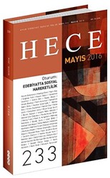 Hece Aylık Edebiyat Dergisi Sayı: 233 - Mayıs 2016 - 1