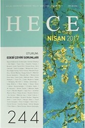 Hece Aylık Edebiyat Dergisi Sayı: 244 - Nisan 2017 - 1