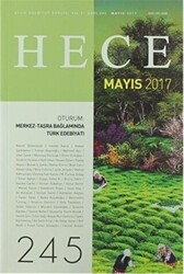 Hece Aylık Edebiyat Dergisi Sayı: 245 - Mayıs 2017 - 1