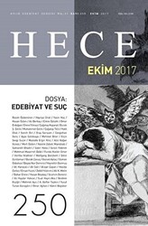 Hece Aylık Edebiyat Dergisi Sayı: 250 - Ekim 2017 - 1