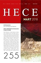 Hece Aylık Edebiyat Dergisi Sayı: 255 - Mart 2018 - 1