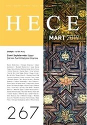 Hece Aylık Edebiyat Dergisi Sayı: 267 Mart 2019 - 1