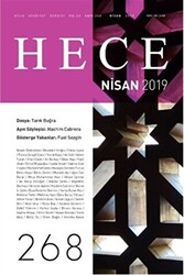 Hece Aylık Edebiyat Dergisi Sayı: 268 Nisan 2019 - 1