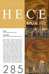 Hece Aylık Edebiyat Dergisi Sayı: 285 Eylül 2020 - 1