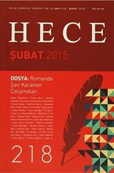 Hece Aylık Edebiyat Dergisi Yıl: 19 Sayı: 218 - Şubat 2015 - 1