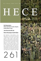 Hece Aylık Edebiyat Dergisi Yıl: 22 Sayı: 261 Eylül 2018 - 1