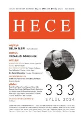 Hece Dergisi - Sayı: 333 Eylül 2024 - 1