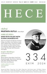 Hece Dergisi - Sayı 334 Ekim 2024 - 1