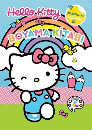 Hello Kitty Boyama Kitabı Çıkartmalar İçeride! - 1