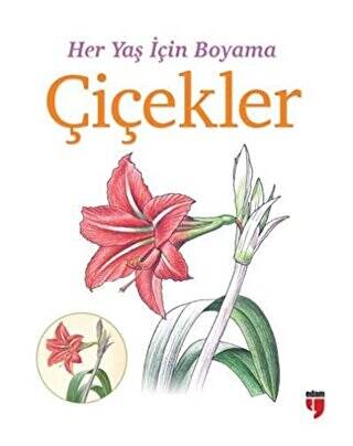 Her Yaş İçin Boyama - Çiçekler - 1