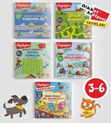 Highlights Sticker Eğlenceli Etkinliklerle Hikayeli Bulmaca 5`li Set - 1