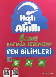 Hızlı ve Akıllı 8.Sınıf Fen Bilimleri Haftalık Denemeleri - 1