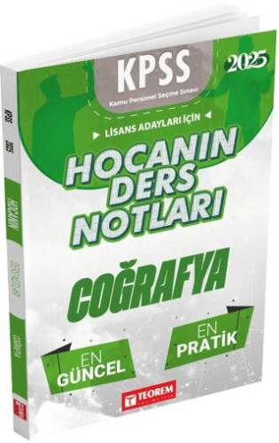 Hocanın Ders Notları Coğrafya - 1