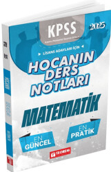 Hocanın Ders Notları Matematik - 1