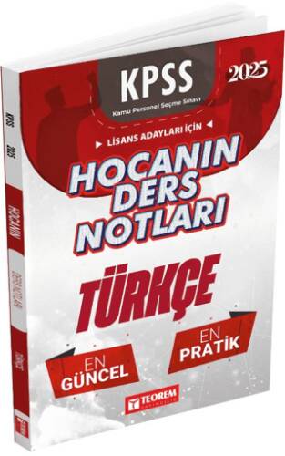 Hocanın Ders Notları Türkçe - 1