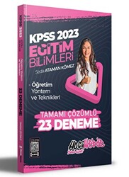 Hocawebde 2023 KPSS Eğitim Bilimleri Öğretim Yöntem ve Teknikleri Tamamı Çözümlü 23 Deneme Sınavı - 1