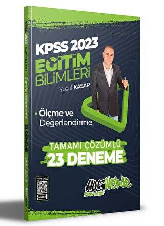 Hocawebde 2023 KPSS Eğitim Bilimleri Ölçme ve Değerlendirme Tamamı Çözümlü 23 Deneme Sınavı - 1