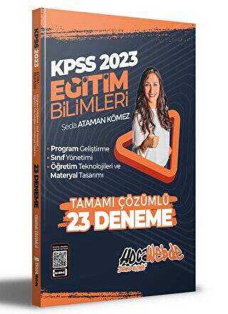 Hocawebde 2023 KPSS Eğitim Bilimleri Program Geliştirme - Sınıf Yönetimi - Öğretim Teknolojileri ve Materyal Tasarımı Tamamı Çözümlü 23 Deneme Sınavı - 1