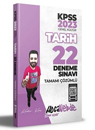 Hocawebde 2023 KPSS Tarih Tamamı Çözümlü 22 Deneme Sınavı - 1