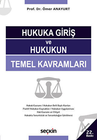 Hukuka Giriş ve Hukukun Temel Kavramları - 1