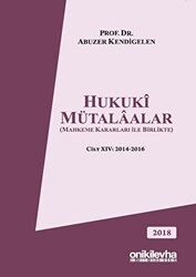 Hukuki Mütalaalar Cilt: 14 - 1