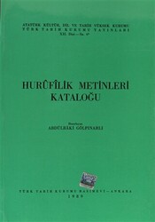 Hurufilik Metinleri Kataloğu - 1