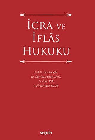 İcra ve İflas Hukuku - 1