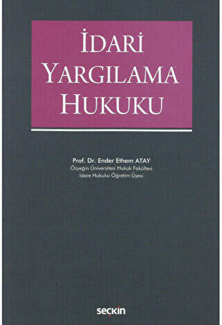 İdari Yargılama Hukuku - 1