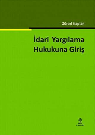 İdari Yargılama Hukukuna Giriş - 1