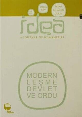 İdea Cilt: 1 Sayı: 1 İnsan Bilimleri Dergisi - A Journal of Humanities - 1