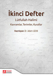 İkinci Defter Lütfullah Halimi: Kavramlar, Terimler, Kurallar - 1