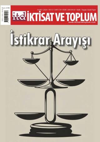 İktisat ve Toplum Dergisi 170. Sayı İstikrar Arayışı - 1