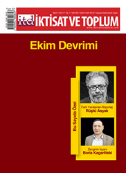 İktisat ve Toplum Dergisi Sayı: 84 Ekim 2017 - 1