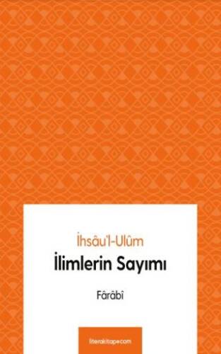 İlimlerin Sayımı - 1